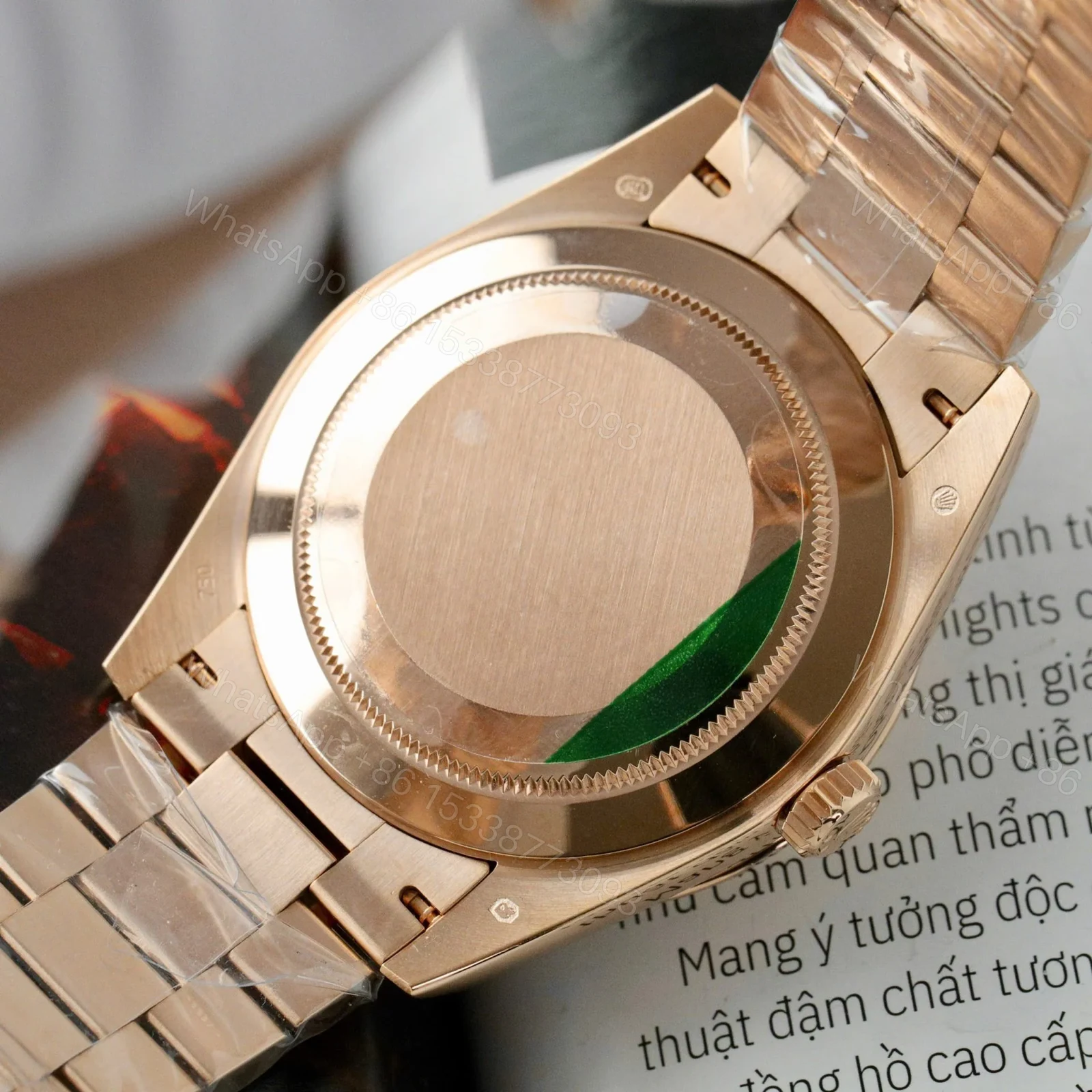 View 7 of Superclone Rolex Day-Date Eisenkiesel Diamond Dial 128235-0041 36 mm