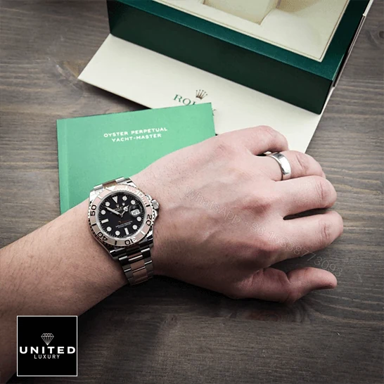 View 8 of Rolex Yacht-Master 116621-0002 Rose Gold Automatic Brown Dial Replica