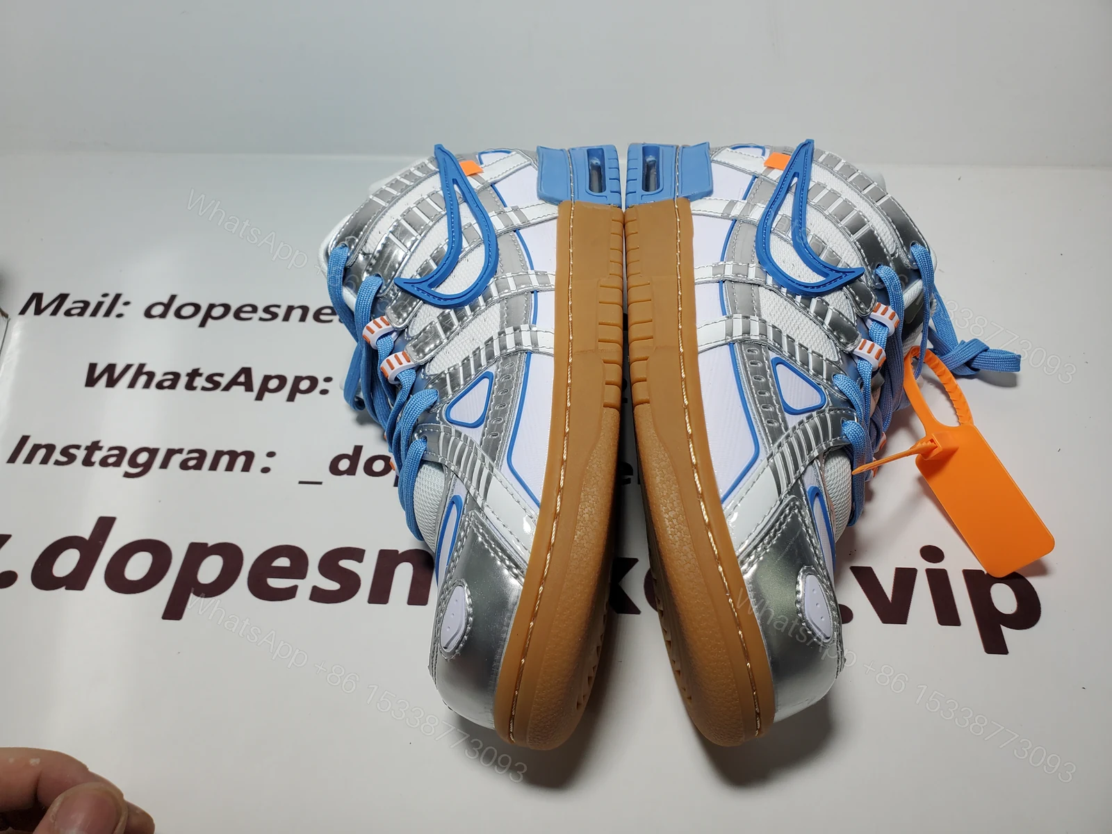 View 4 of Nike Air Low Rubber Dunk Off-White UNC