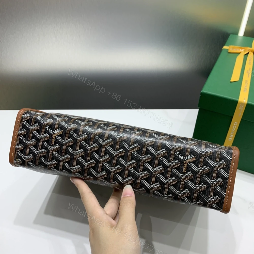 View 7 of 高仿Goyard*JOUVEM2多功能洗漱手拿包棕色大號免檢版