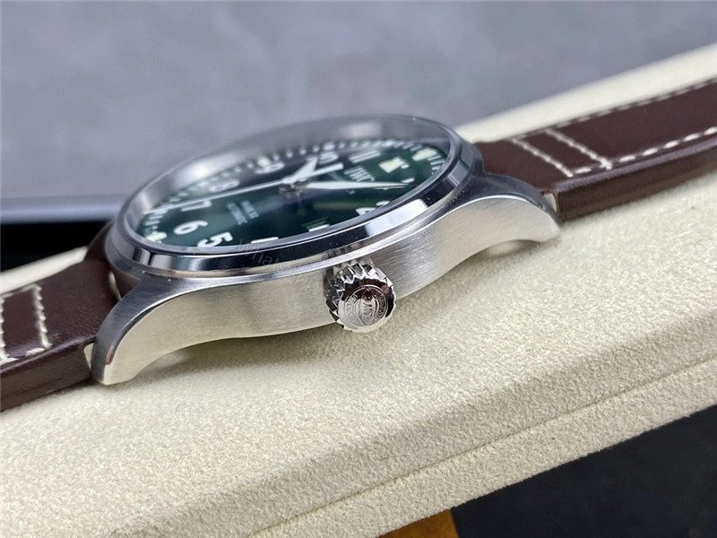 View 9 of Replica Clone IWC Pilot’s Mark 20 Green Watch