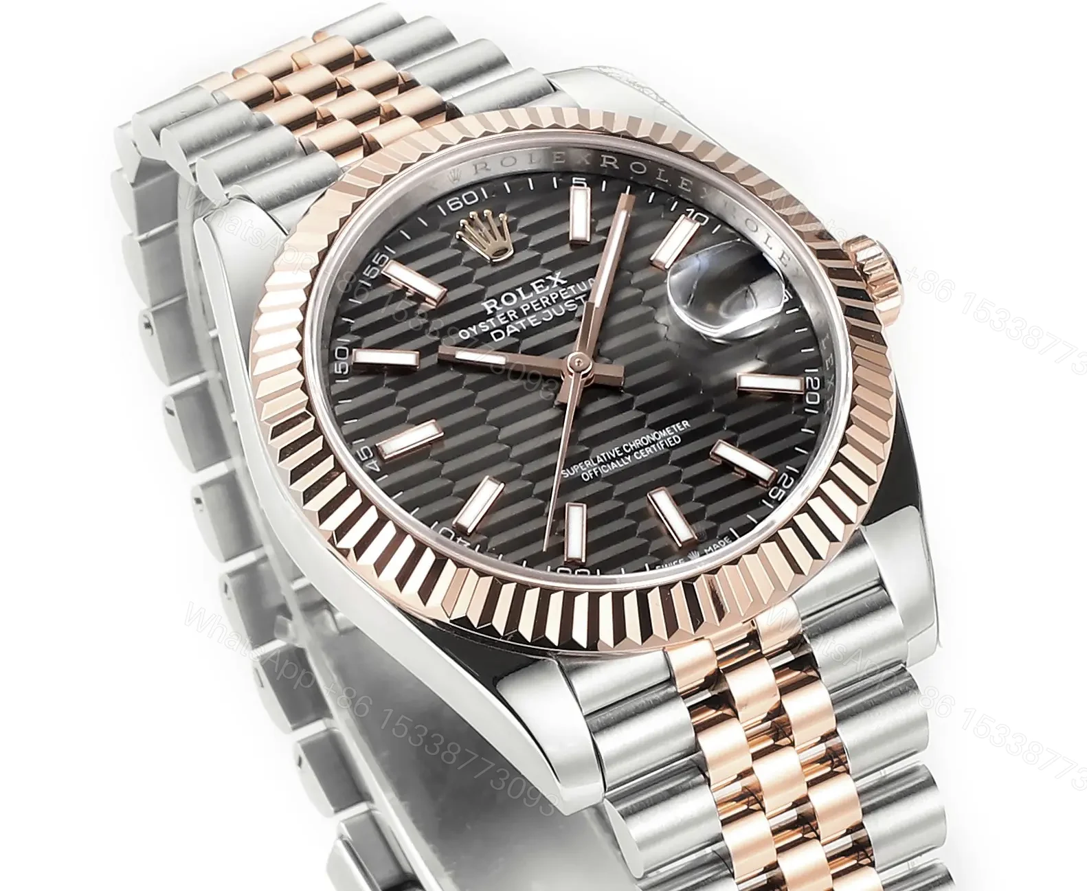 View 3 of BT Factory Clean Factory DDF Classic Two-Tone Rolex Style Watch