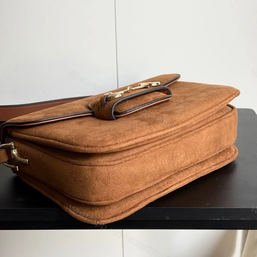 View 5 of Gucci Horsebit 1955 Aura Small Shoulder Bag Brown 26Cm