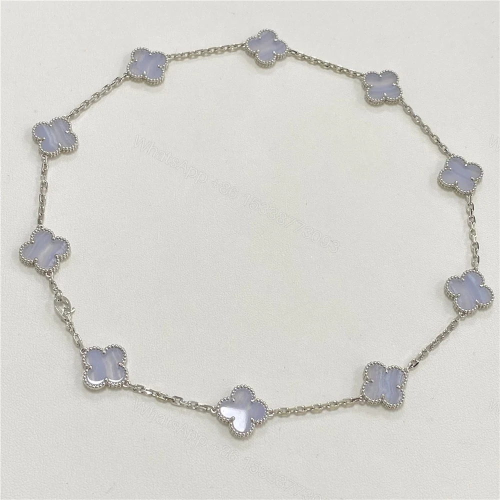 View 2 of Van Cleef Arpels 10 motif Necklace Chalcedony VCARD34800