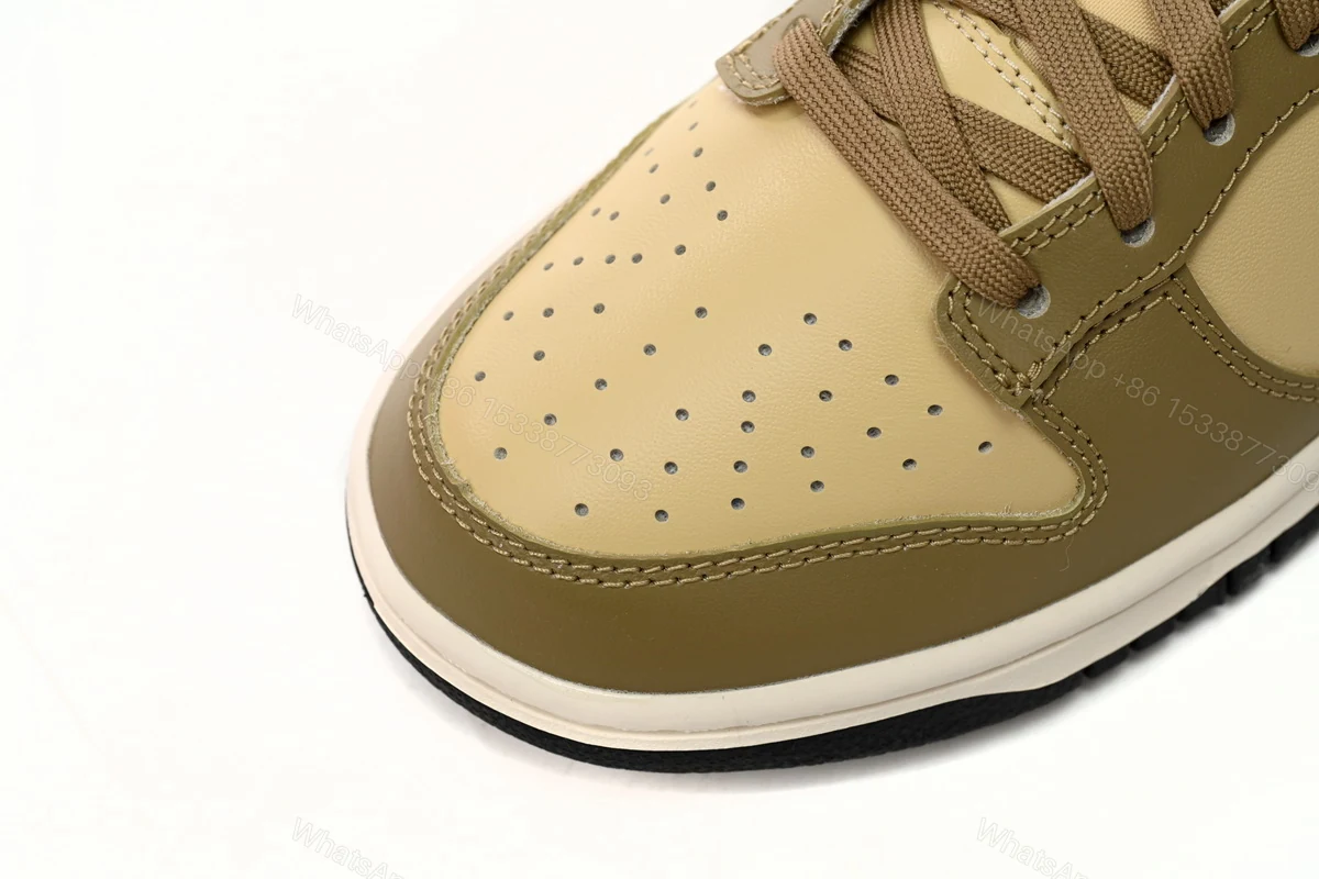 View 7 of Nike Dunk Low Khaki Brown DD1503-200
