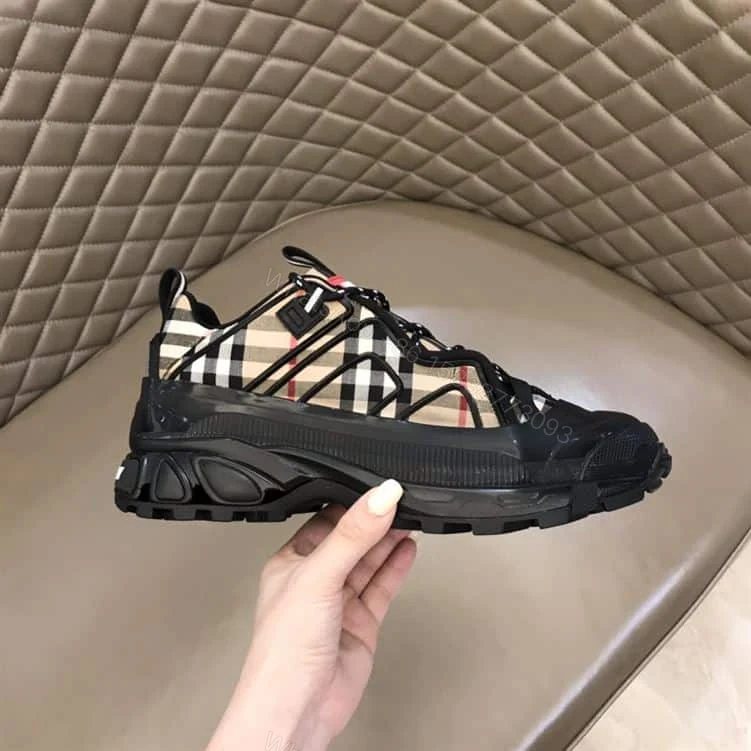 View 2 of BURBERRY VINTAGE CHECK COTTON AUTHUR SNEAKERS – BBR090