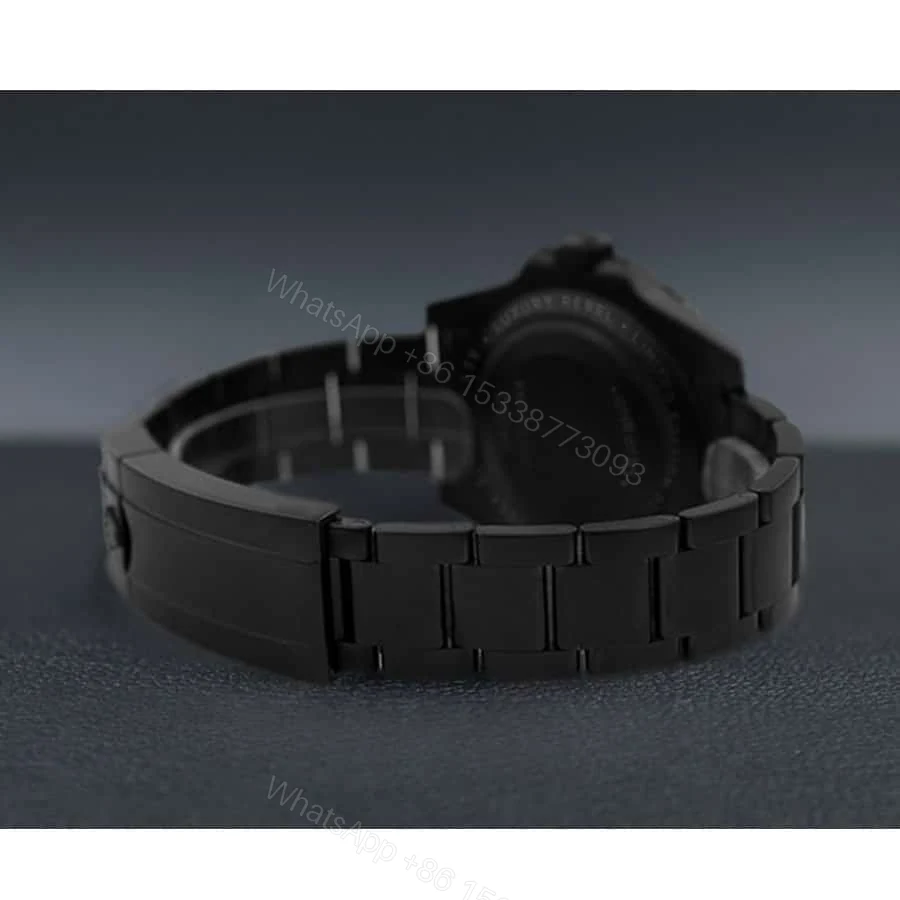 View 5 of Rolex Submariner 114060 Super Clone : Blaken Blackout Green Dial 40mm