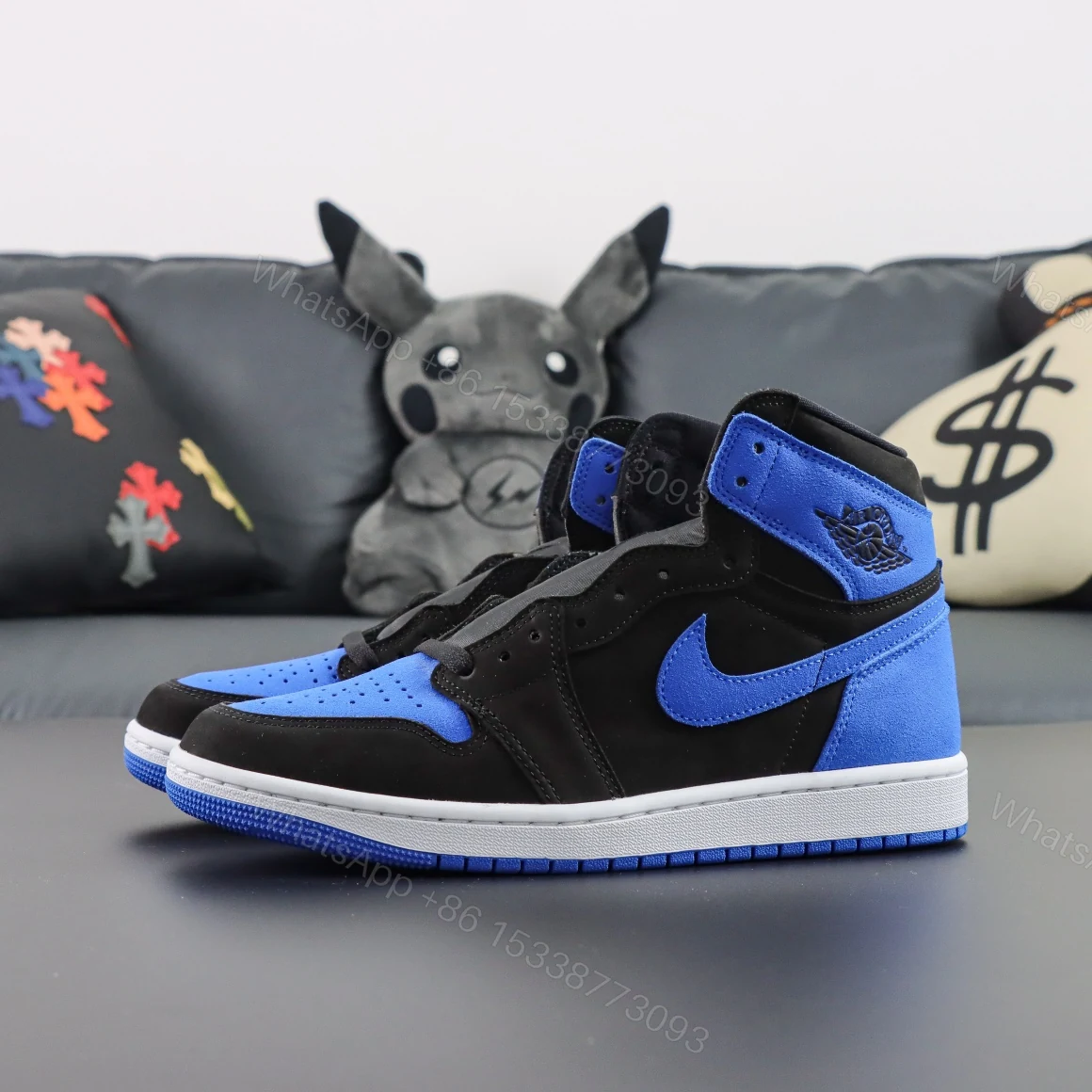 View 8 of Air Jordan 1 High OG Royal Reimagined Reps