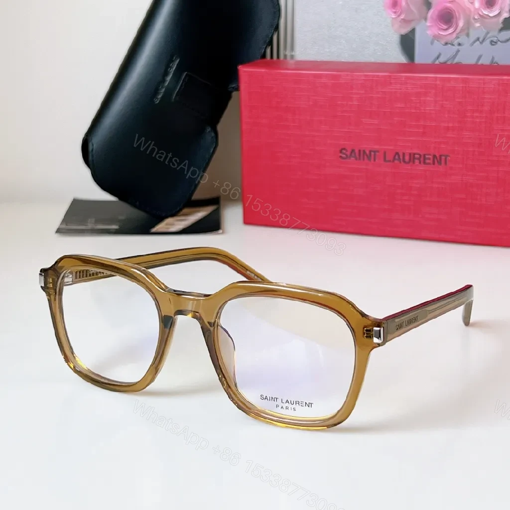 View 5 of Bold Black Acetate Square Eyewear with Luxury Detailing