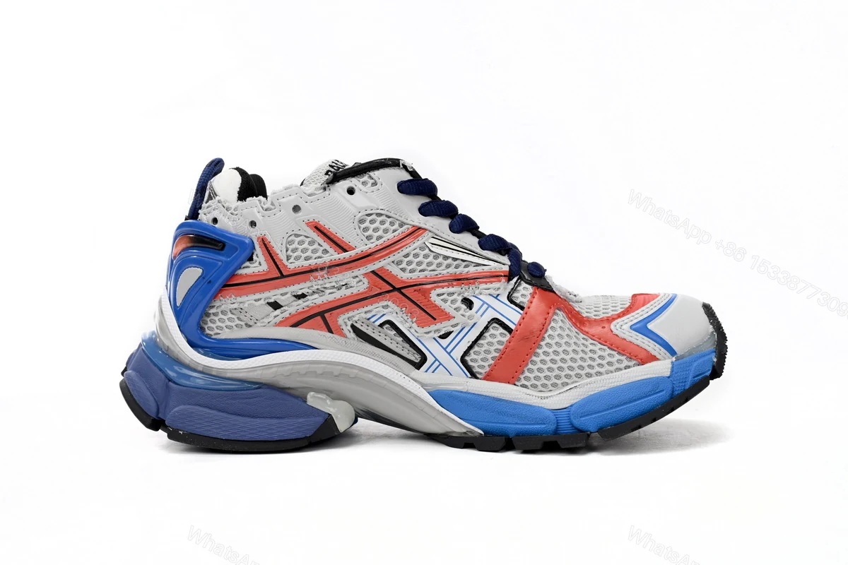 View 5 of Balenciaga Runner White Blue Orange 677402 W3RB6 1264