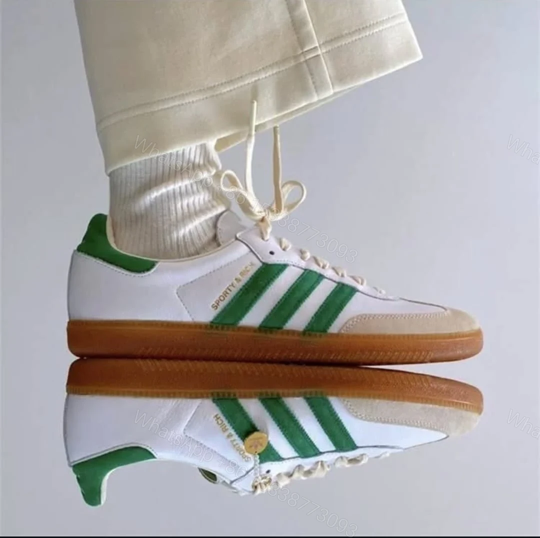 View 3 of First Copy Adidas x Samba “Sporty & Rich” Premium Sneakers