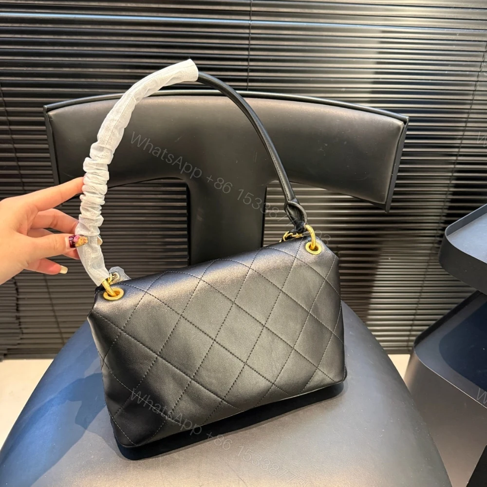 View 6 of Chanel Large Flap Bag Gold Tone Hardware Black 25Cm