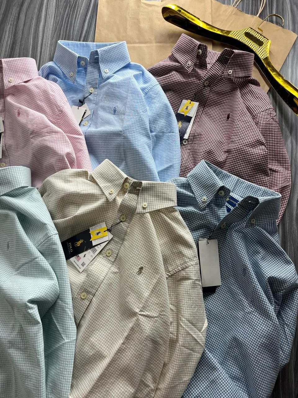 View 9 of FIRST COPY RALPH LAUREN PIN CHECK SHIRT