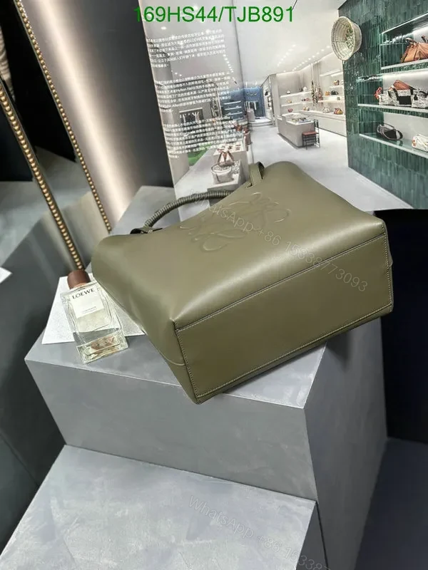 View 7 of Loewe Small Anagram Tote in Brown Classic Cowhide 011830