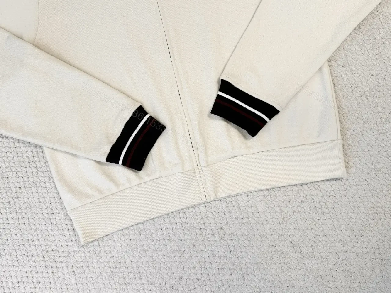 View 9 of Off-White Cotton-Blend Minimalist Zip Hoodie