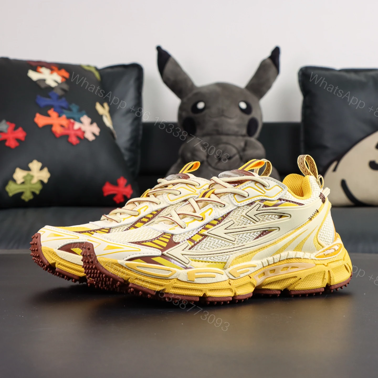 View 9 of Off White Be Right Back Creamy yellow Reps