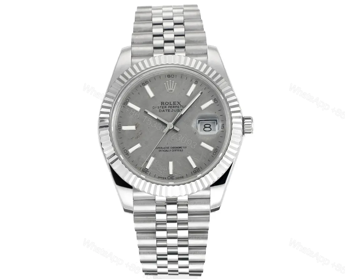 C+ Factory Clean Factory – Rolex Datejust 41 Silver Meteorite Dial – Rolex Datejust 41 Green Malachite Dial – Rolex Datejust 41 Gold Sandstone Dial – Rolex Datejust 41 Brown Tiger’s Eye Dial — view 1