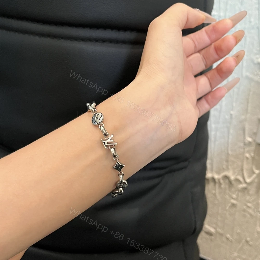 View 6 of Louis Vuitton Lv Sailor Medium Bracelet Silver M03187