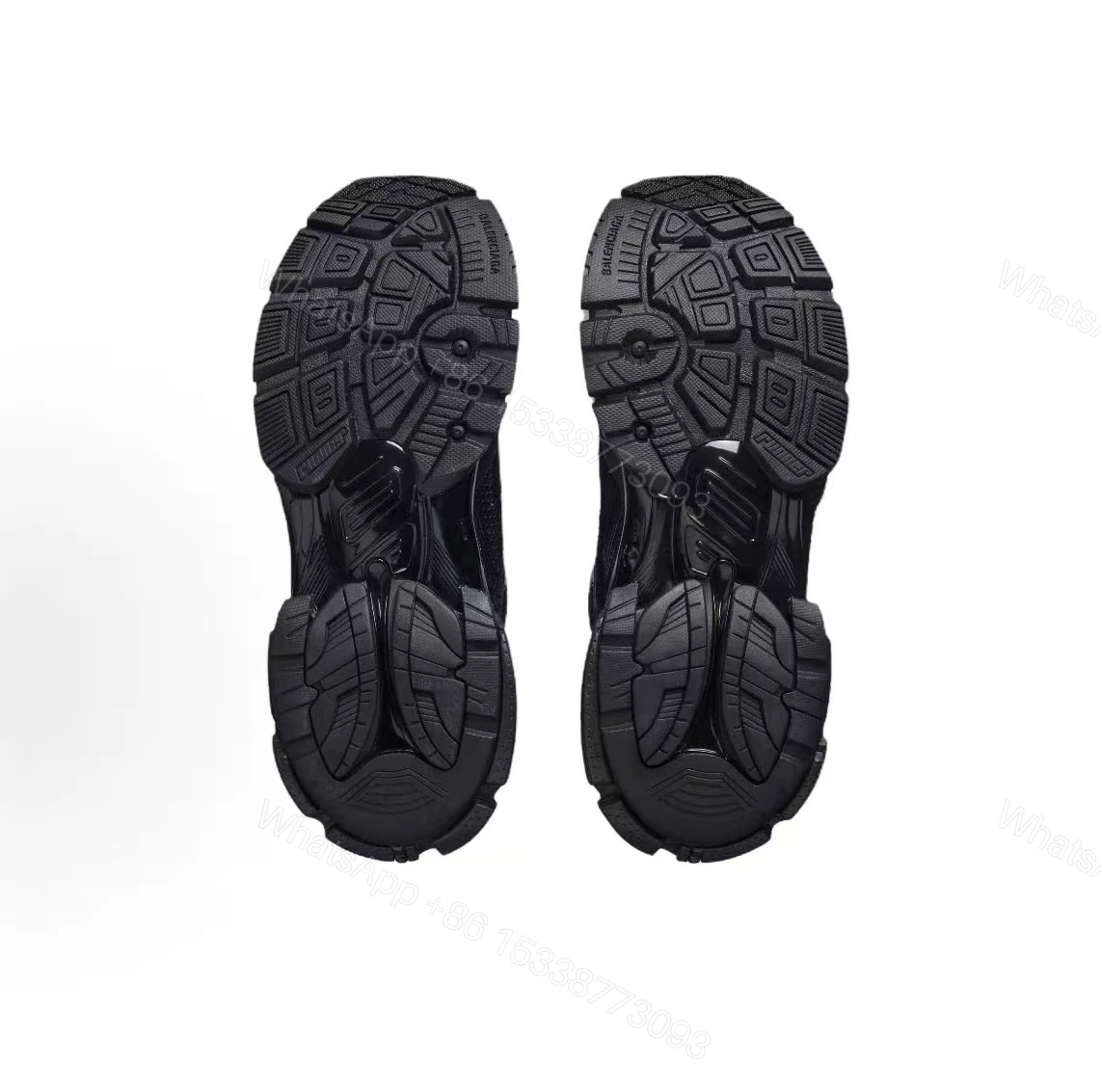 View 3 of Balenciaga RUNNER LED SNEAKER IN BLACK