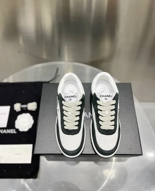 Chanel-Inspired Low-Top Sneakers: Luxe Comfort Shoes — view 1