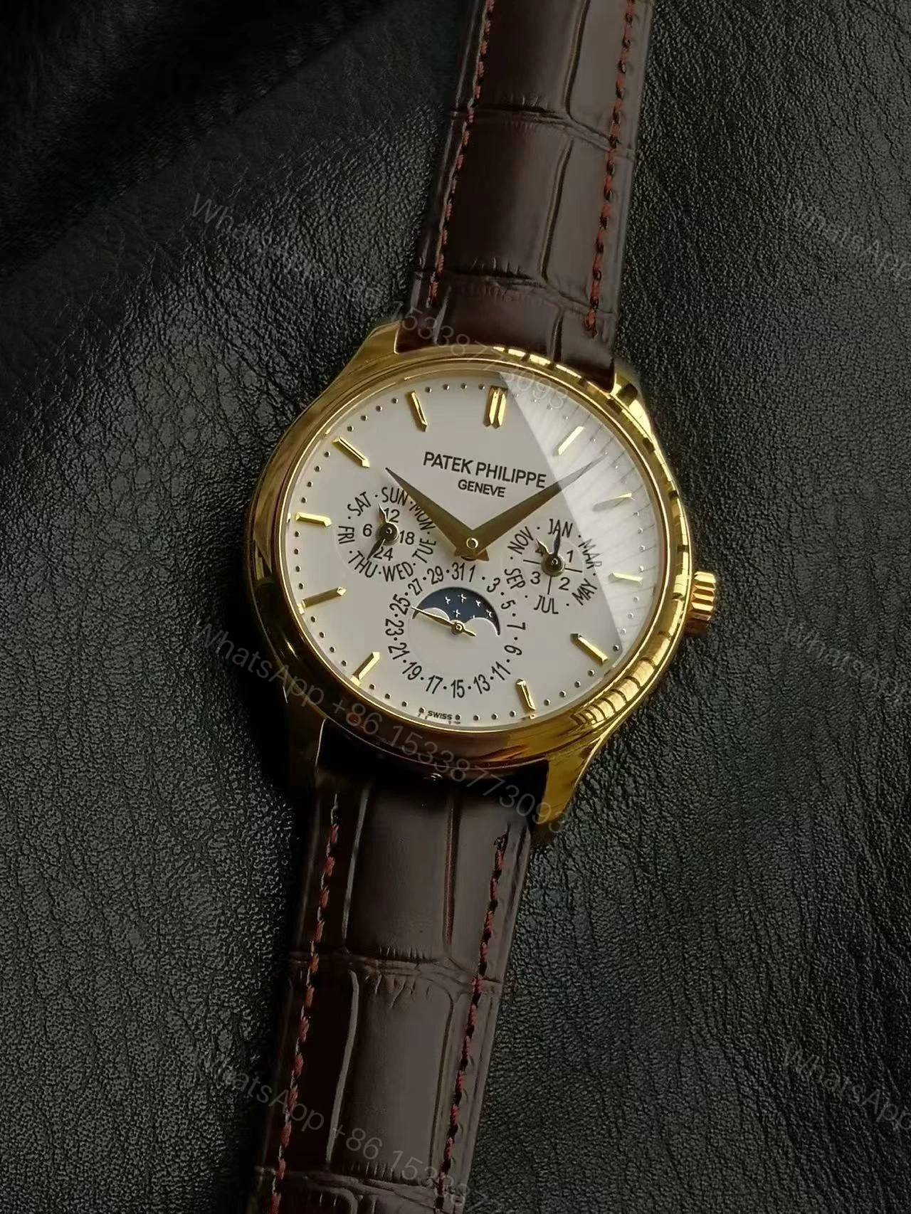View 2 of Replica Patek Philippe Grand Complications Perpetual Calendar, Ref. 5327J-001