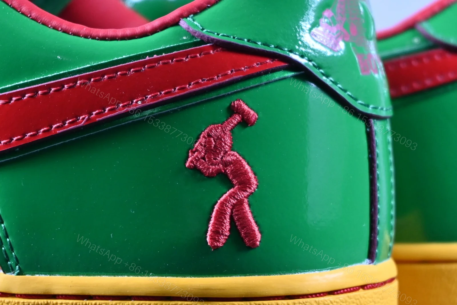 View 3 of Nike Air Force 1 Low Lil Yachty Concrete Boys Lucky Green