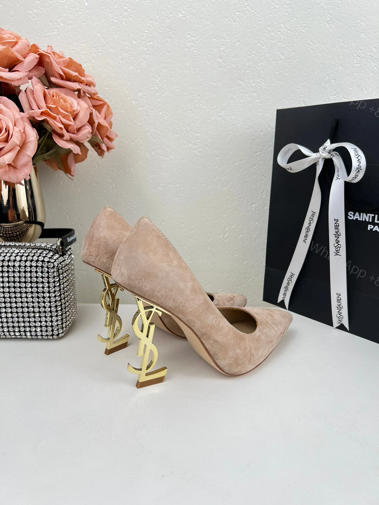 View 8 of Designer YSL High Heel Shoes 010
