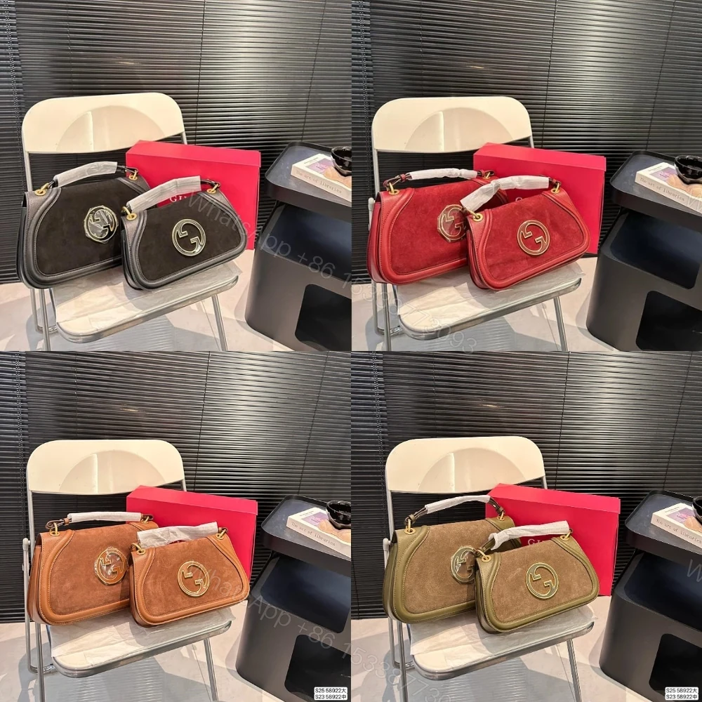 View 3 of Gucci Blondie Small Shoulder Bag Dark Green 26Cm 815715 CAAAU 3027