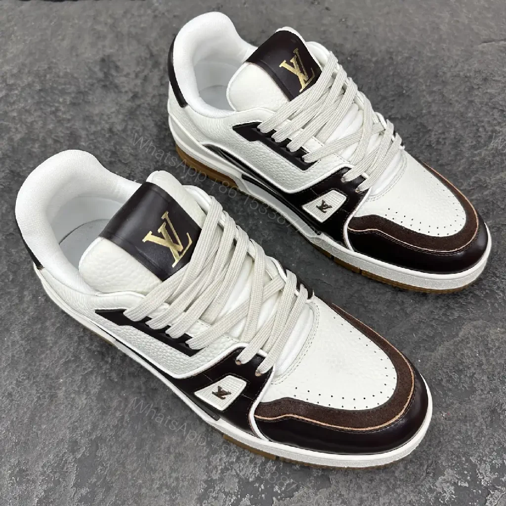 View 10 of Chic Contrast-Trim Sneakers: Luxury Craft, Everyday Confidence