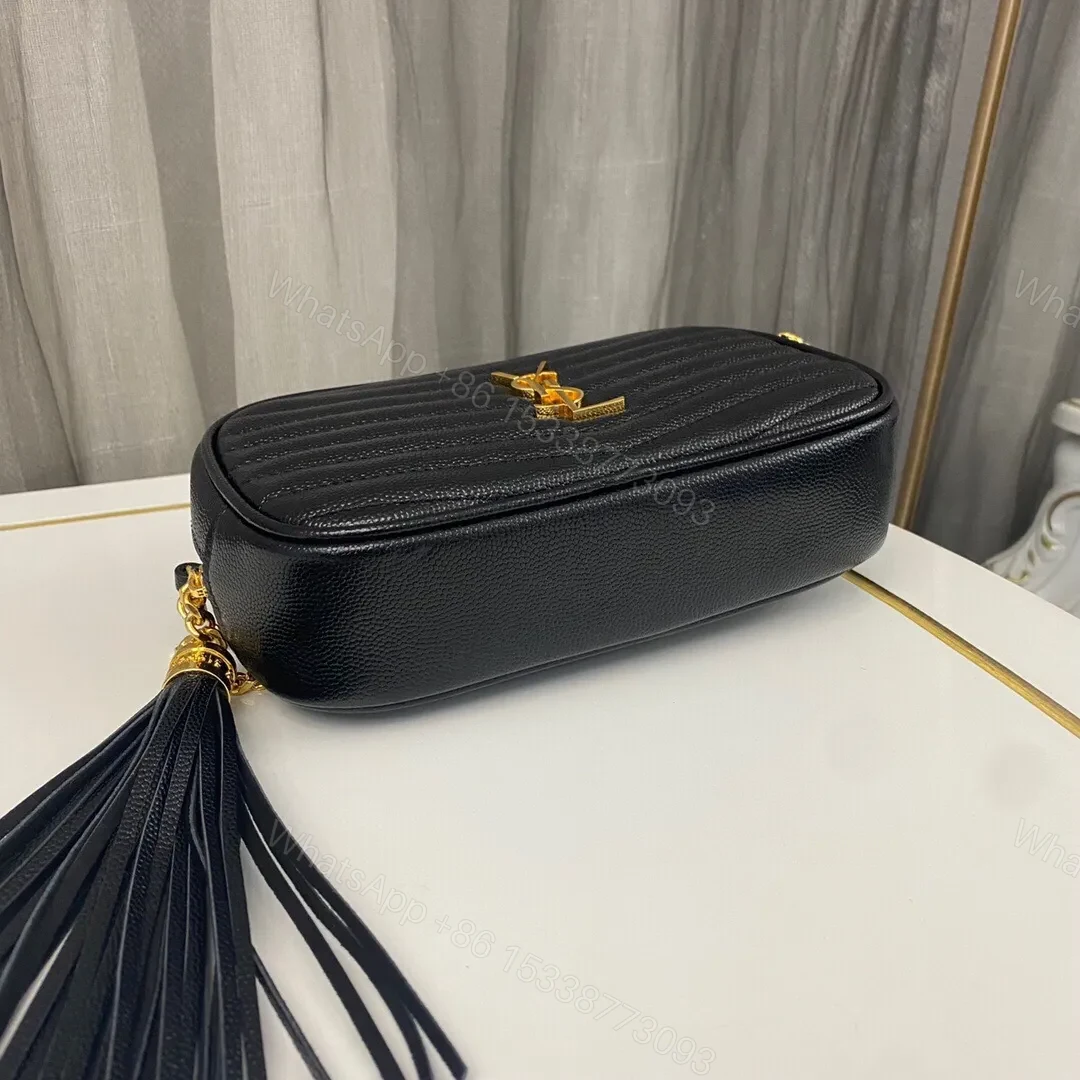 View 7 of Saint Laurent Lou Mini Bag With Tassel David Jones