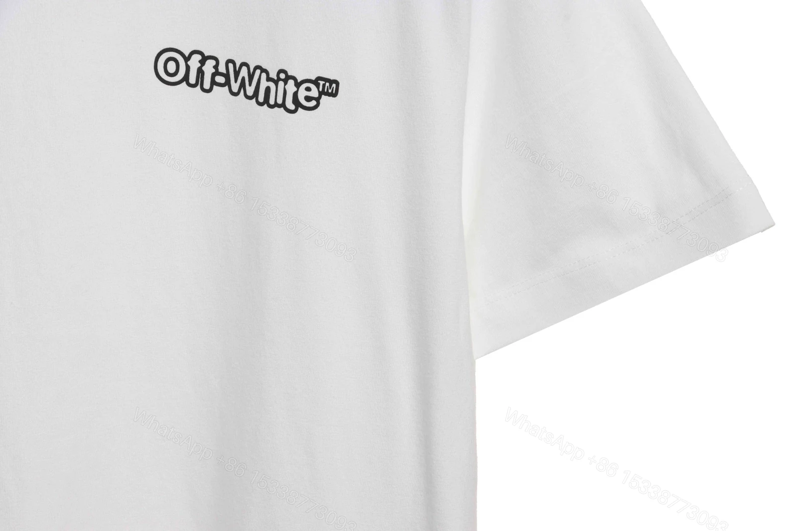 View 5 of Off-White Simple Logo White T-Shirt