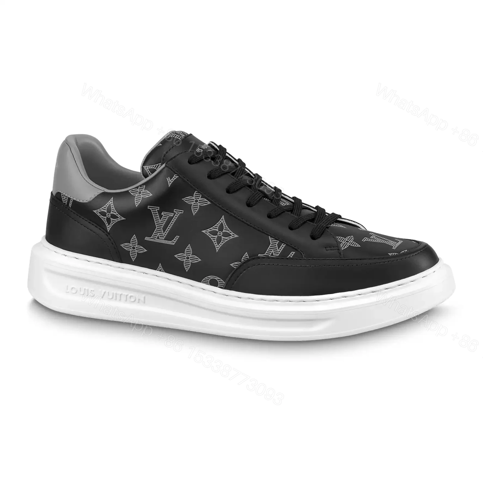 LOUIS VUITTON BEVERLY HILLS SNEAKER IN BLACK – LSVT340 — view 1