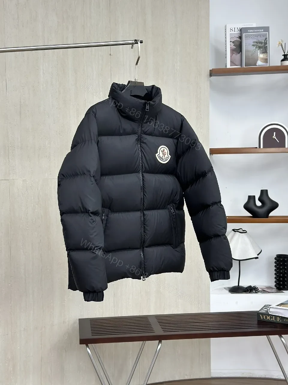 View 6 of Modern Quilted Puffer Jacket - All-Season Warmth, Minimalist Style