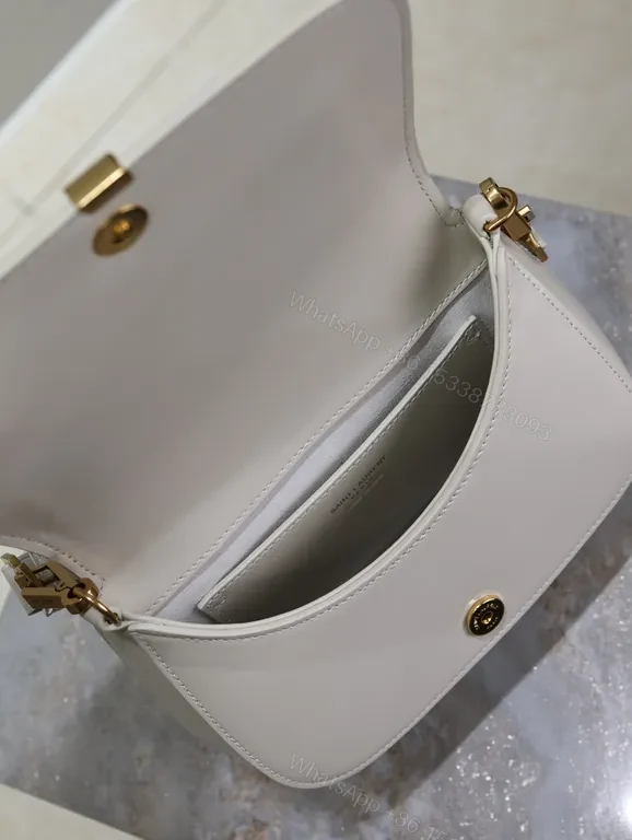 View 5 of Chic Leather Crossbody Bag â€” Gold Hardware, Everyday Luxe