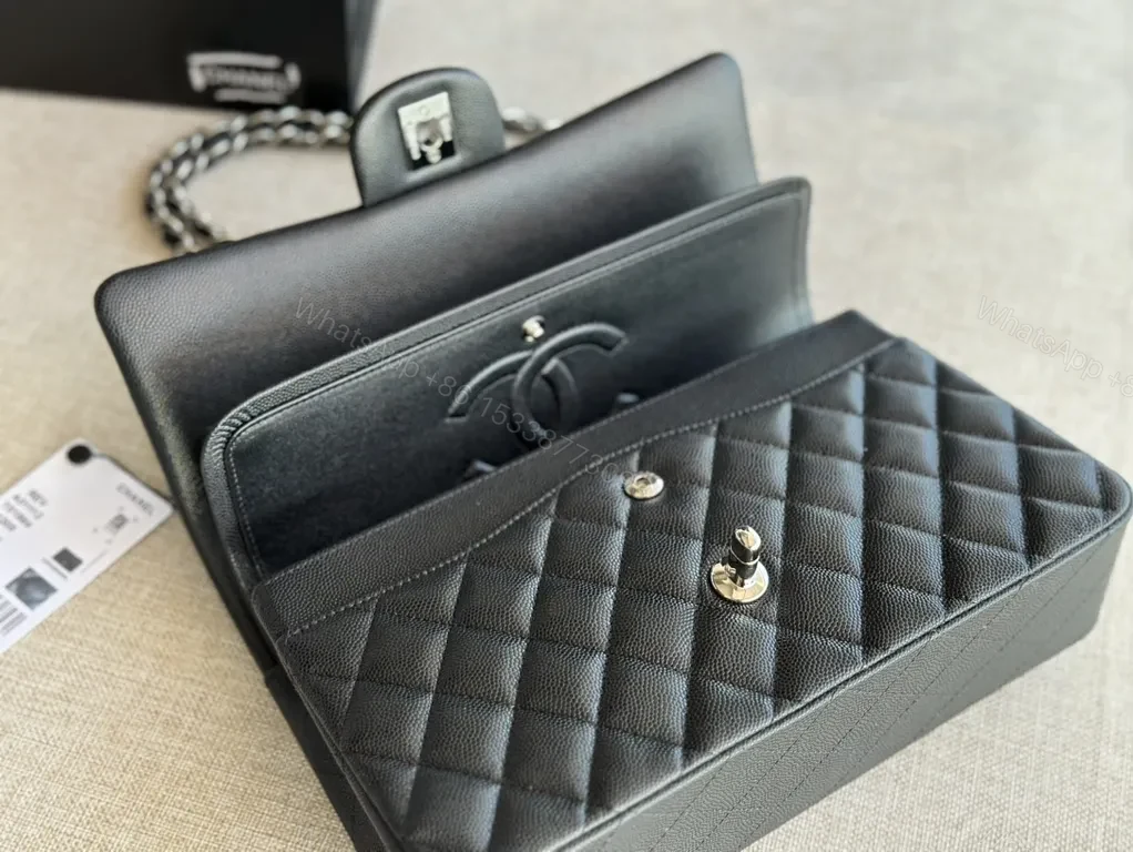 View 9 of Chic Quilted Crossbody Bag with Chain Detailing