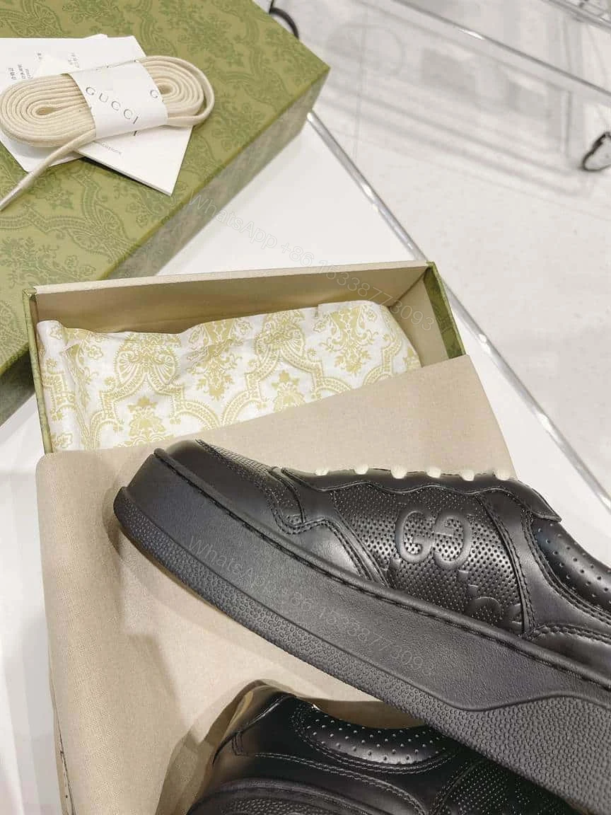 View 3 of Men’s GG embossed sneaker – GC077