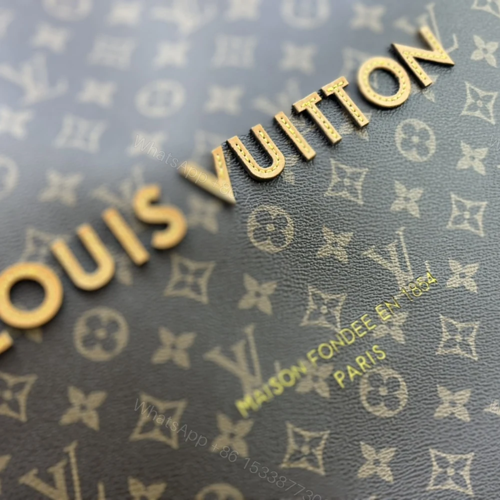 View 7 of LOUIS VUITTON SHOPPER TOTE MM MONOGRAM BROWN 40CM