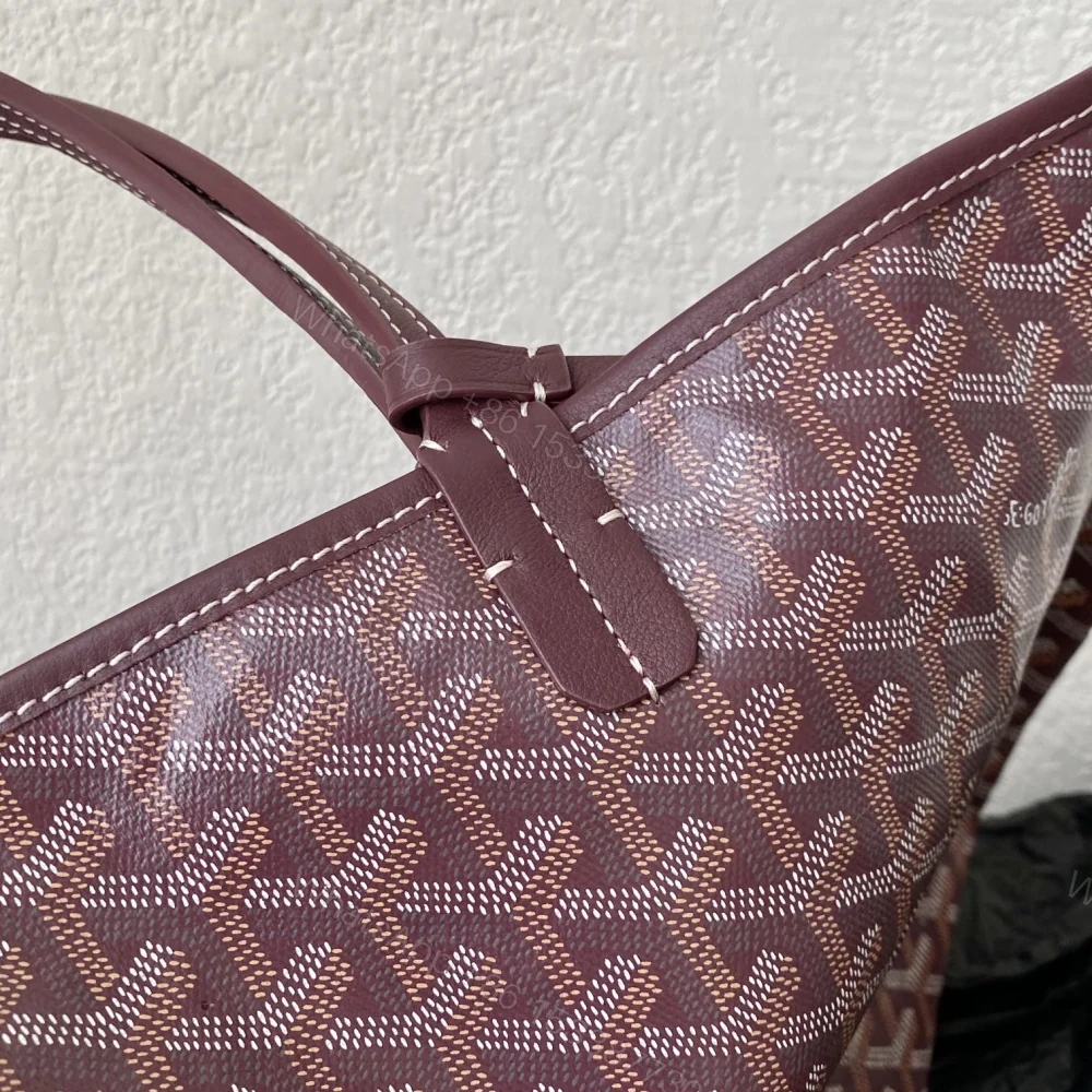 View 4 of 高仿Goyard*STLOUI6滿印Tote媽咪袋朱紅大號免檢版