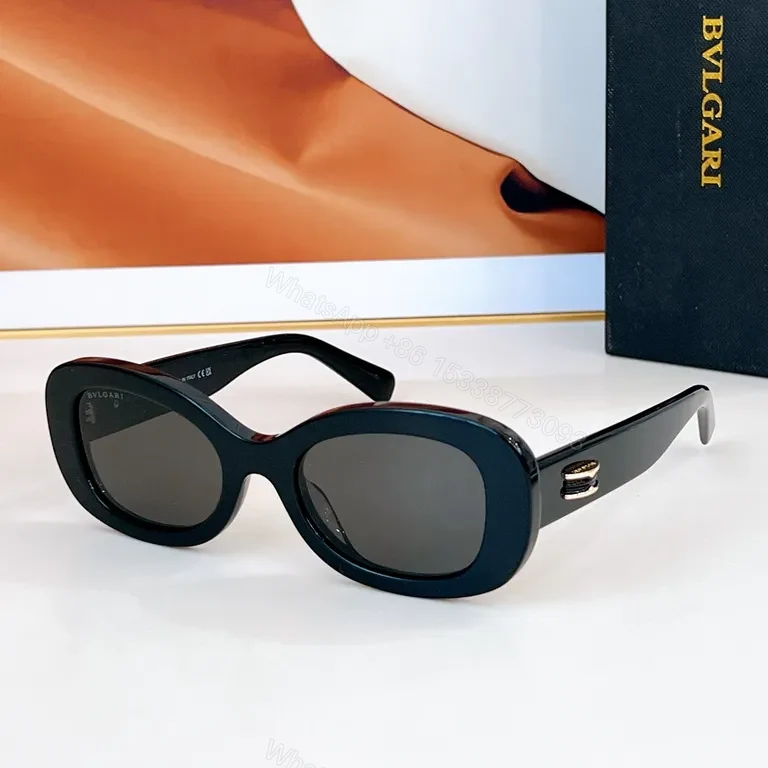 Bold Luxe Oversized Sunglasses: Acetate, BVLGARI Detailing — view 1