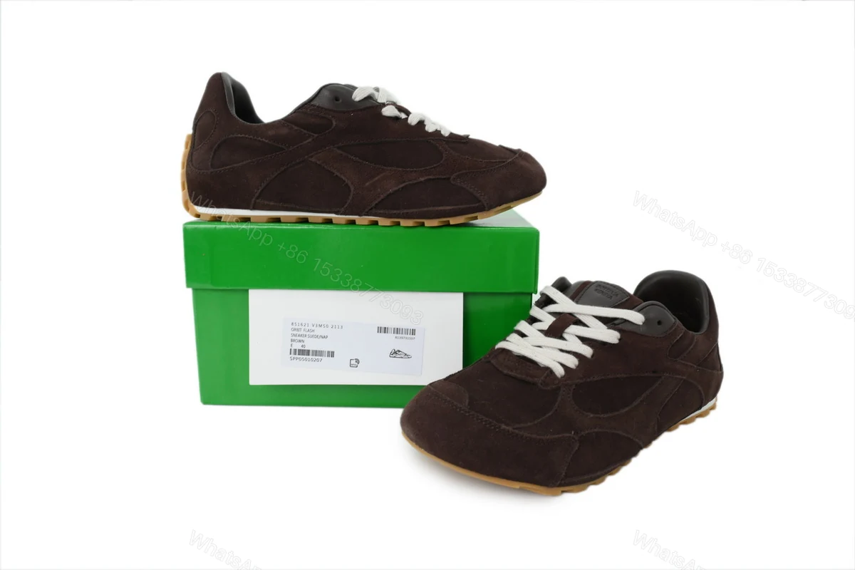 View 8 of Bottega Veneta Orbit Sneaker 'Brown' 851621 V3MS0 2113