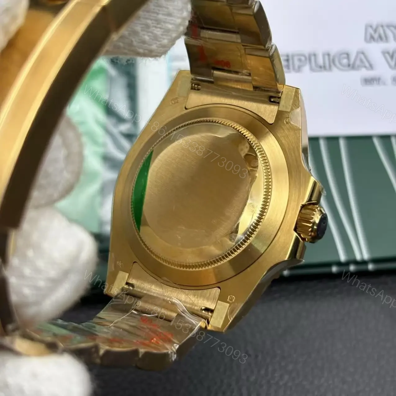 View 8 of Replica Rolex Submariner Gold/Black