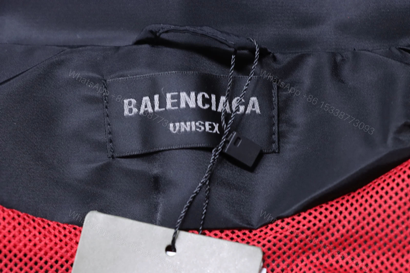 View 7 of Balenciaga Clothes BLCG 26SS NBA Co-Branded Waterproof Nylon Collared Coach Jacket
