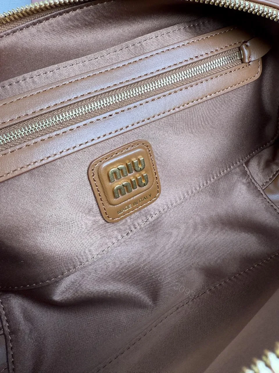 View 7 of Tan Leather Structured Crossbody: Modern Craftsmanship