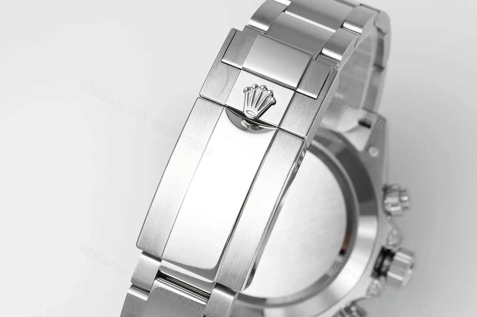 View 6 of Radiant ice blue daytona diamond replica 40 Steel Bracelet Edition ROLEX-DAYTONA-ICE-DIA-40