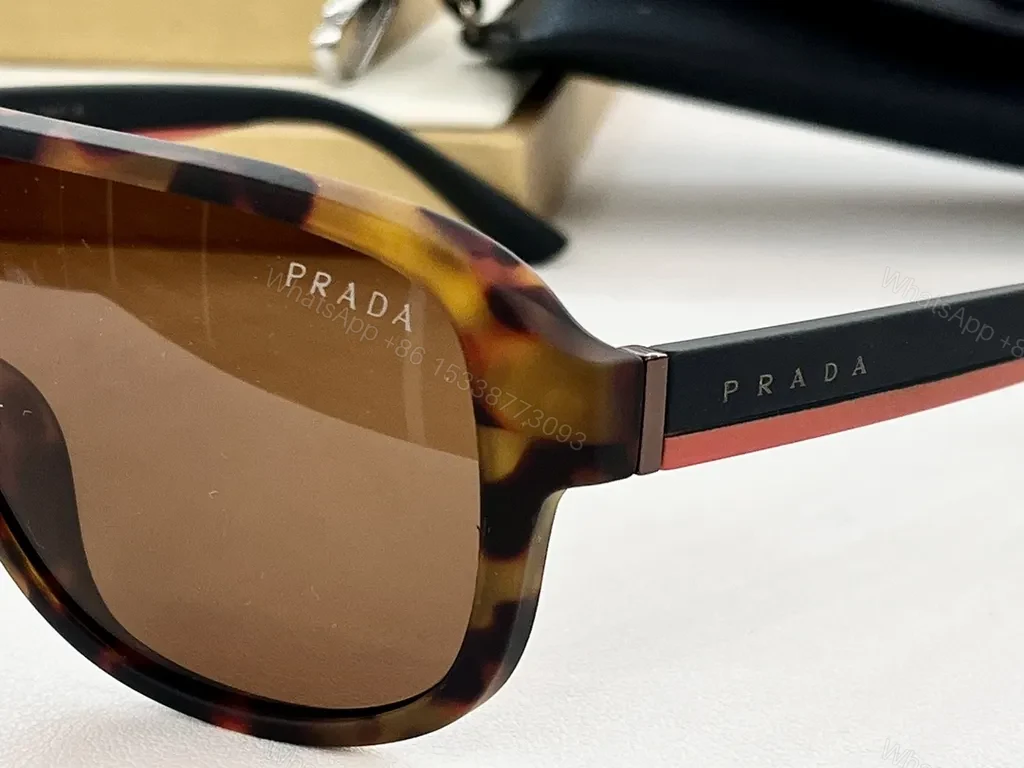 View 7 of Black Acetate Shield Sunglasses â€“ Prada Modern Luxe