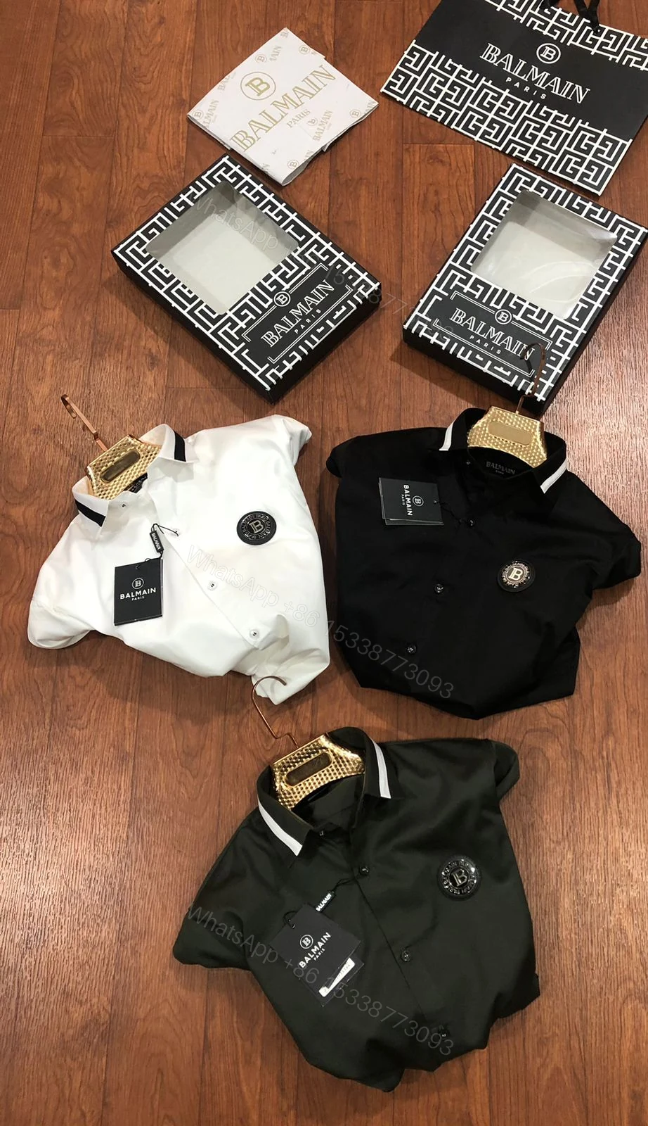 View 17 of First Copy Balmain Paris Premium Original 2025 Shirt for Men