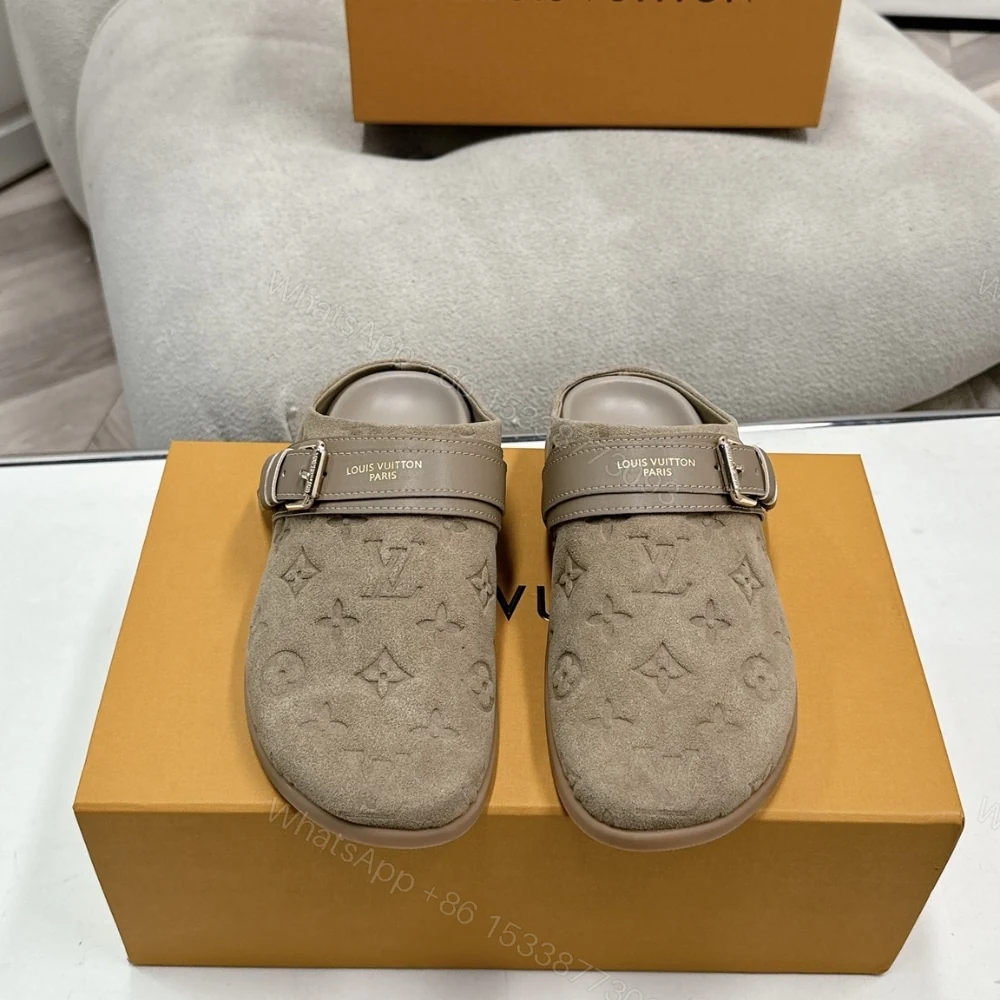 View 2 of LOUIS VUITTON TO GO FLAT COMFORT CLOG HAZELNUT BROWN 1AHLVS