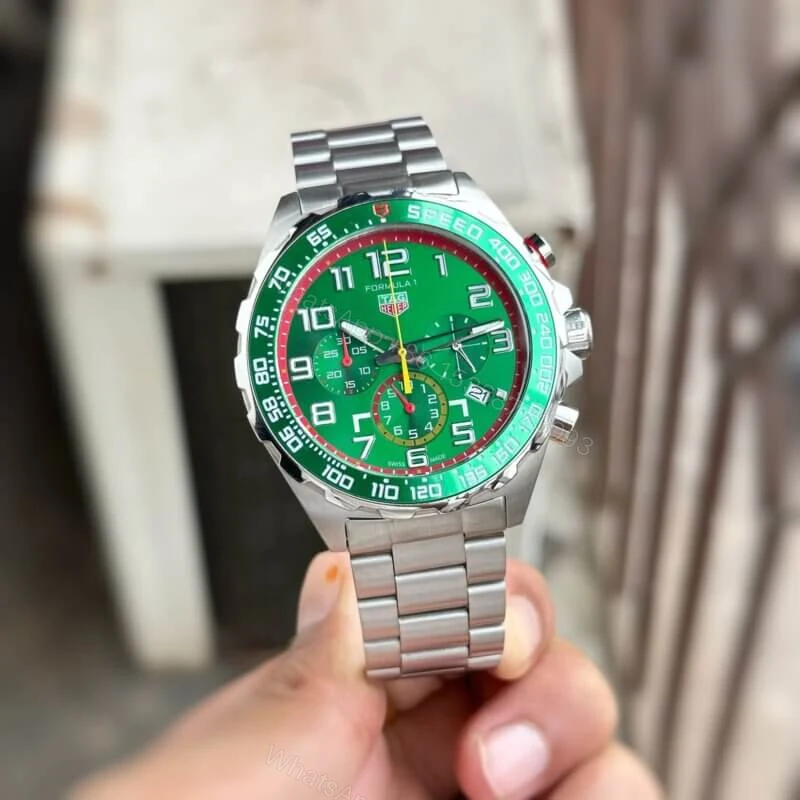 View 3 of TAG Heuer Formula 1 X Red Bull Green 43mm Chronograph
