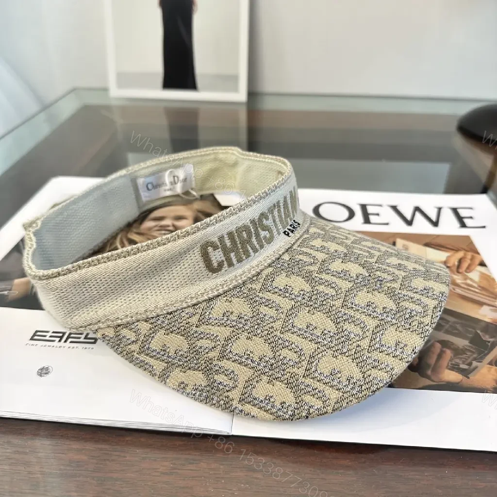 View 4 of Beige Monogram Visor — Luxe Streetwear Cap