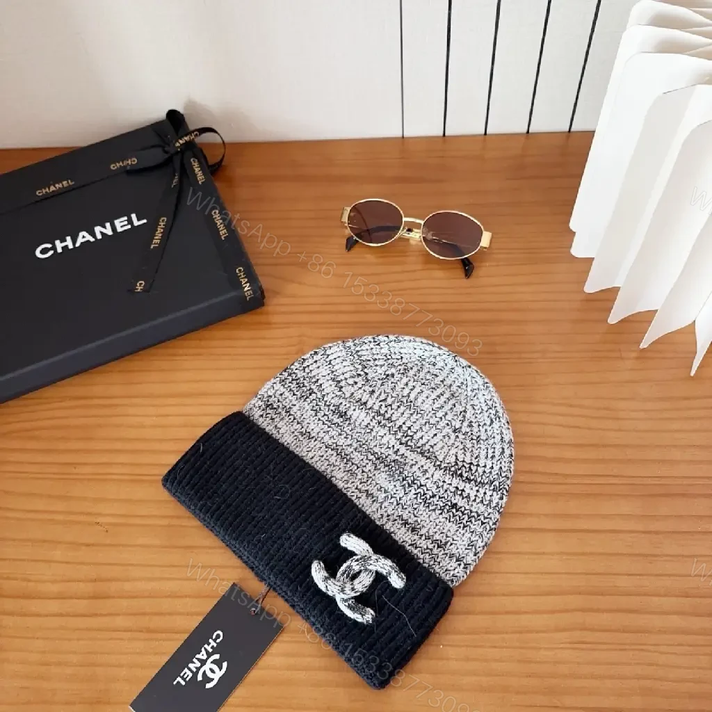 View 7 of Marled Knit Beanie: Luxe Texture, Subtle Logo, All-Season